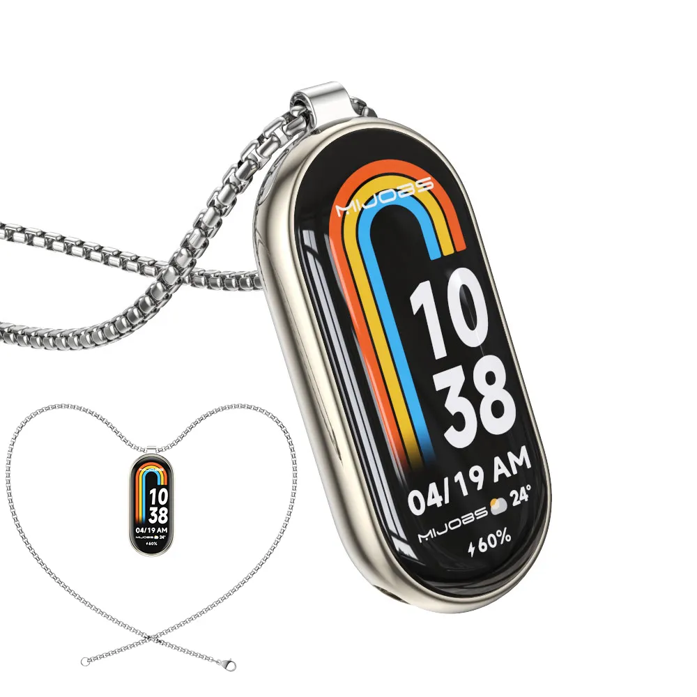 DHgate.com:Mi Band 8/7/6/5 Metal Necklace Wrist Strap