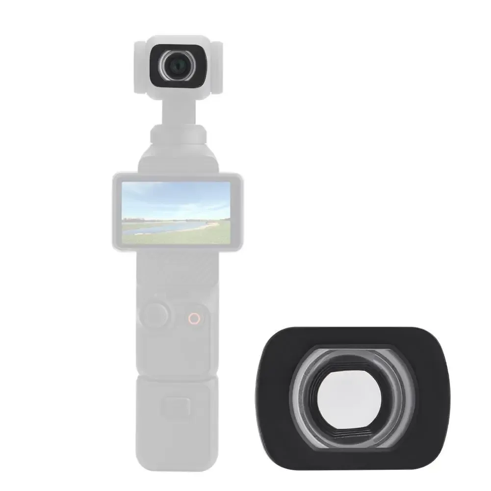 Accessori LENSEGNO ESTERNO WIDEANGLE 0,72x 112 gradi Angolo per DJI Osmo Pocket 3 Lens esteso angolo esteso