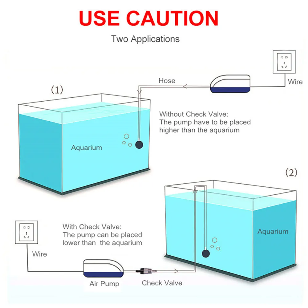 Sept Master 3W / 5W Aquarium Mini Pompe à pêche à la pompe à air