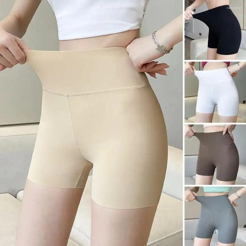 Les culottes de la culotte des femmes shorts en tissu haut de taille