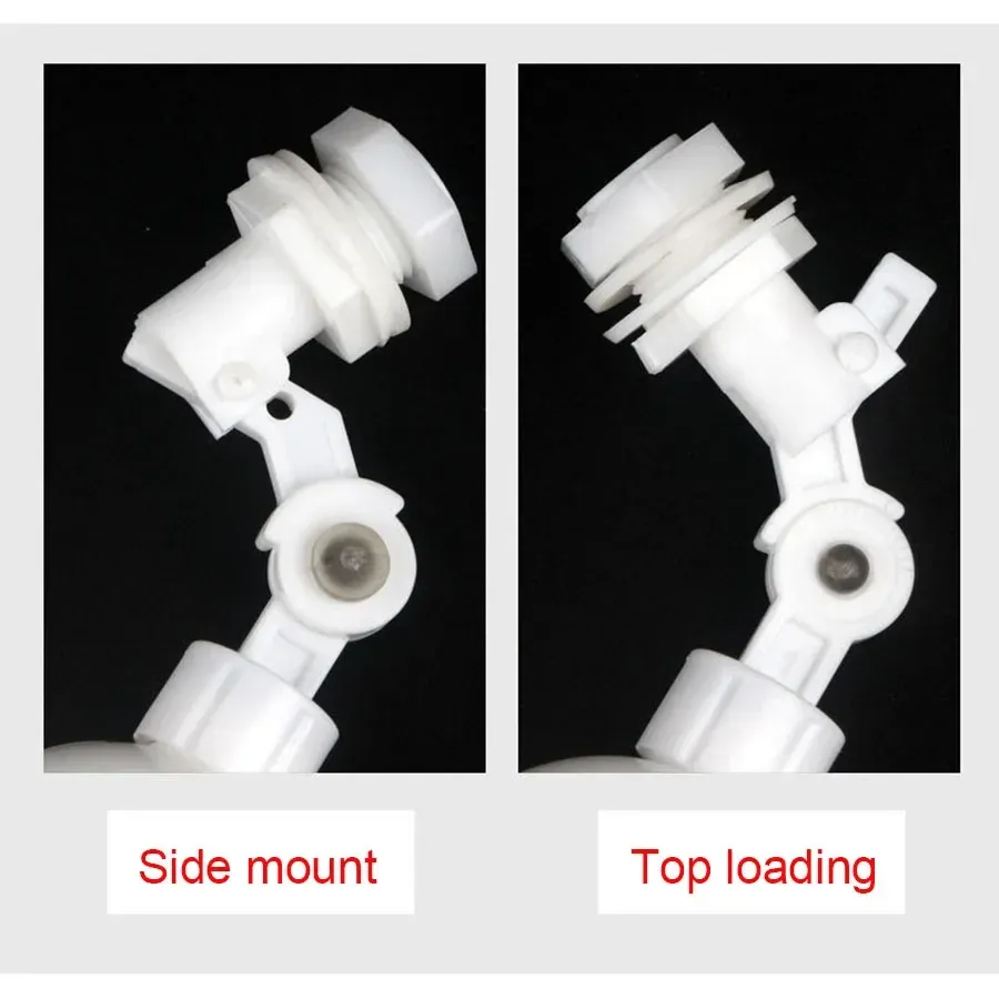 1/4 "3/8" MINI VALVE VALVE Aquarium Aquarium Dispensateur Distributeur à bille à billes Valve de réservoir d'eau Contrôle du niveau d'osmose inverse