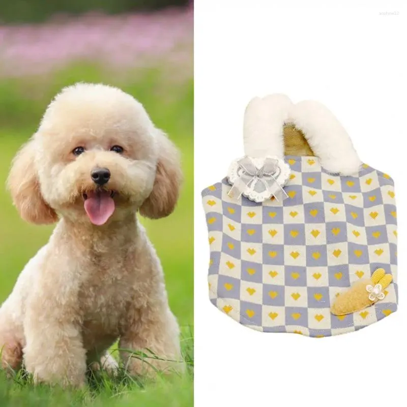 Colete de pet -tear de vestuário de cachorro Pretty pijamas pequena roupa de cachorrinho adorável