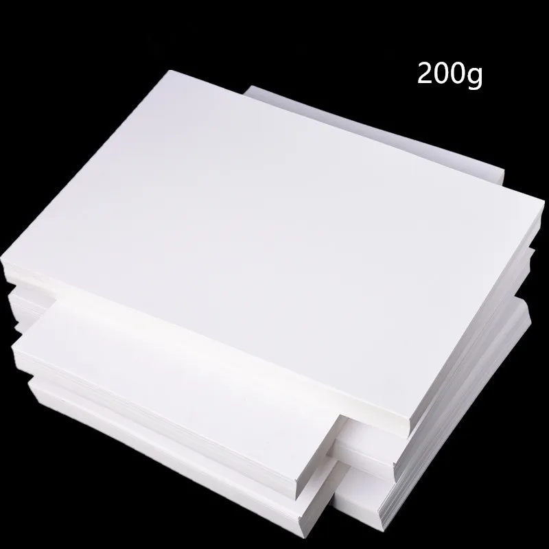 200g de papelão artesanal branco 4k 8k Pintura Diy Sketch Art Paper A3/A4 Gercado de papel de papel grosso