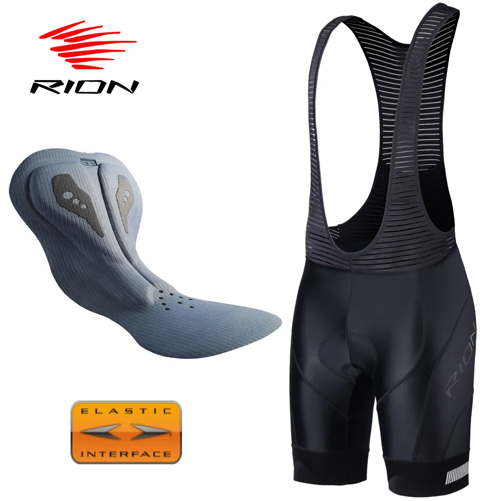 RION Cycling Shorts Men's MTB Tights Mountain Bike Bicycle Clothing Elastic Interface Pro Road Bib Outdoor Sports Wear Pockets
