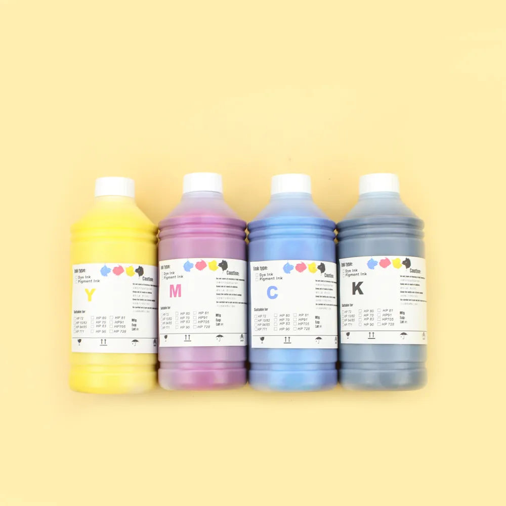 Universal 1000ML Dye Ink for HP Officejet Printers - Vibrant Colors ...