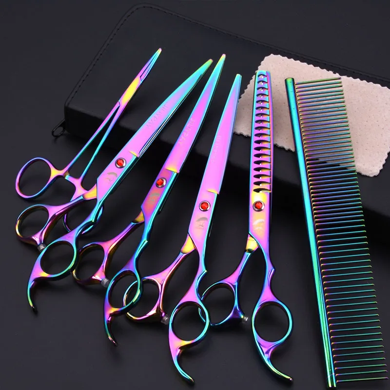 pet grooming scissors kit (6)