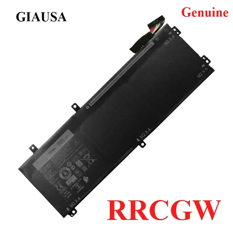 Batterijen Nieuwe RRCGW -batterij voor Dell XPS 15 9550 Precision 5510 Series Laptop M7R96 62MJV 11.4V 56WH