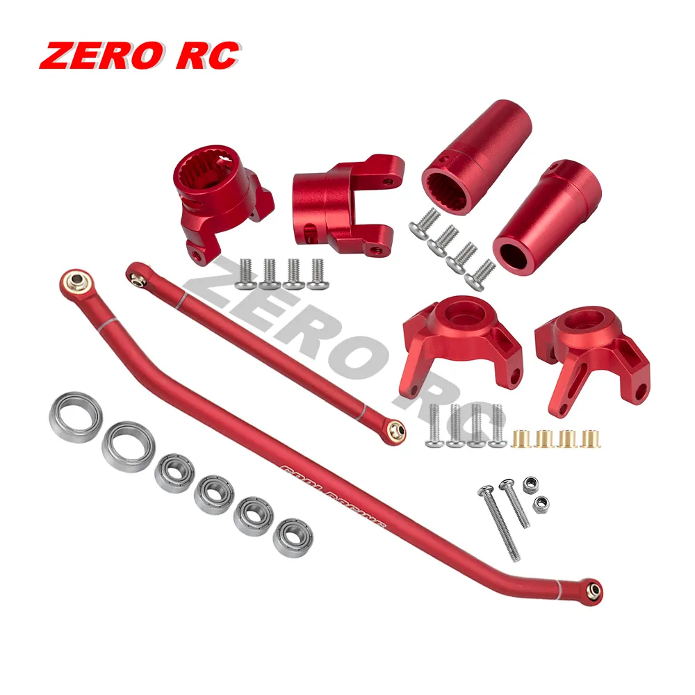INTEGY CNC Aluminum Steering & Caster Block Set For Axial SCX-10 RC Crawler - Upgrade Parts - View #3