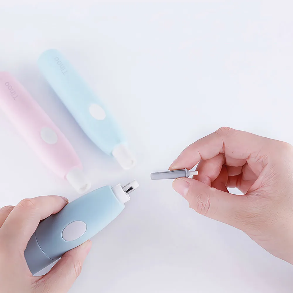 Tenwin ajustable mecánico de goma de goma de goma lápiz lápiz papelería mecánica de reproducción para niños reflejos para dibujo de boceto