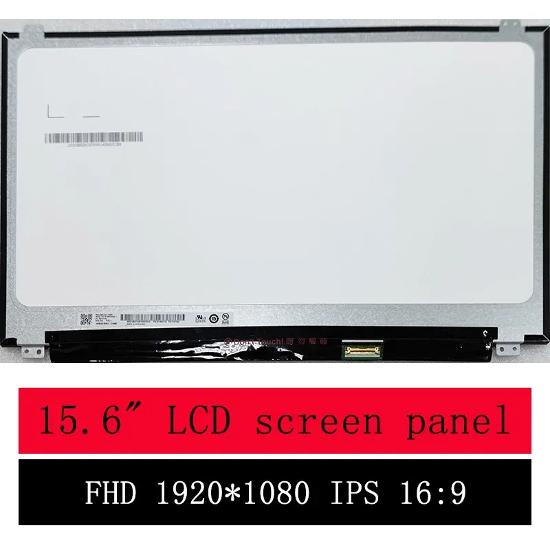 Skärm 15.6 "IPS Laptop LCD -skärm LP156WFCSPP1 LP156WF6 SPK1 SPK2 SPK3 SPK6 SPC1 LP156WF4 SPL1 SPL2 B156HAN04.1 SLIM DISPLAY PANEL