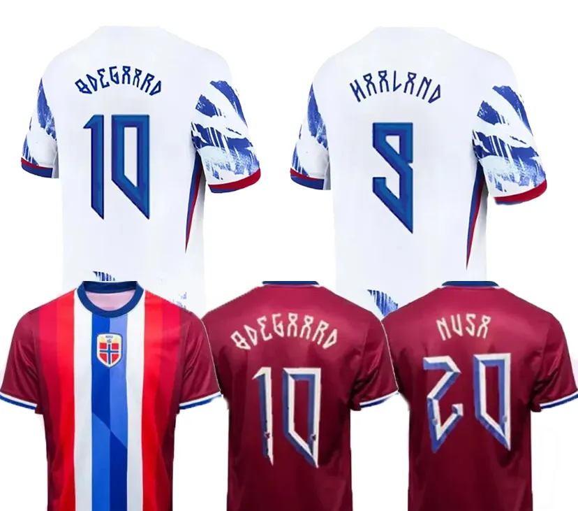 Norge personalizado 24-25 Jerseys de futebol de qualidade tailandesa