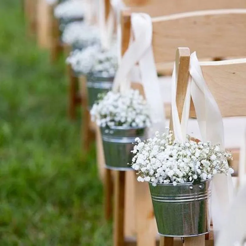1/2 pezzi da 20 cm Gypsopila White Flowers artificiale Wedding Bibietti decorativi fai -da -te Respirare Finole Flower Disterrazioni per feste