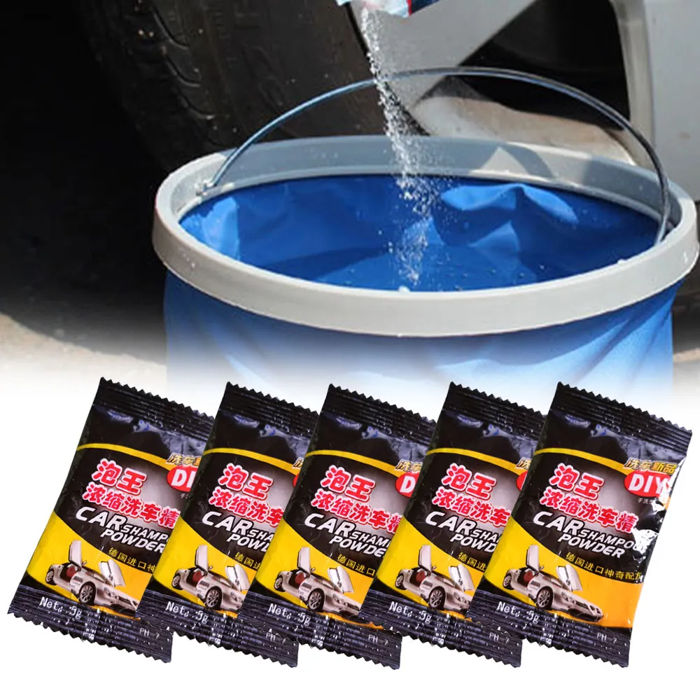Car Wash Powder Car Cleaning Shampoo: Multifunctional Cleaning Tools ...