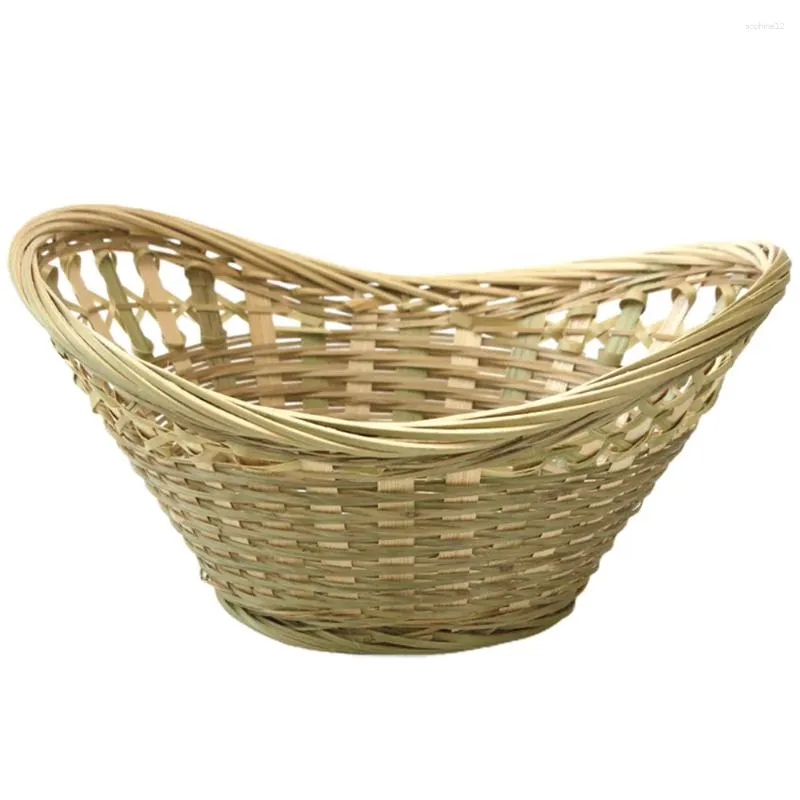 Sinwerk sets Bamboo Storage Basket Home Woven Kitchen Serveer dienblad Egg Handheld Pastorale stijl