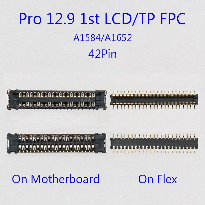 LCDディスプレイタッチスクリーンFPCコネクタ用iPad Pro 10.5 1st A1701 A1709 2nd A2152 A2153 Pro12.9 A1584 A1562 A1670 A1671