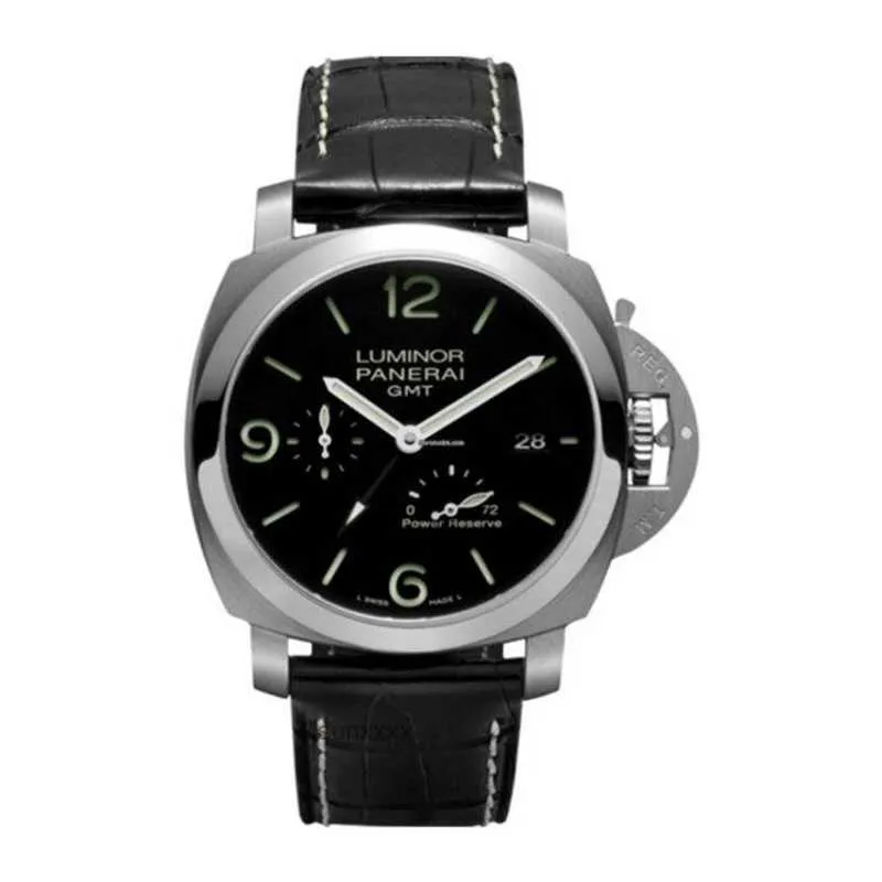 Guardia da uomo per orologio Panerrais Temperamento orologio dello zaffiro specchio svizzero di movimento automatico Dimensione da 44 mm cinghia in mezzo a vacca con fibbia di ago originale K1G6