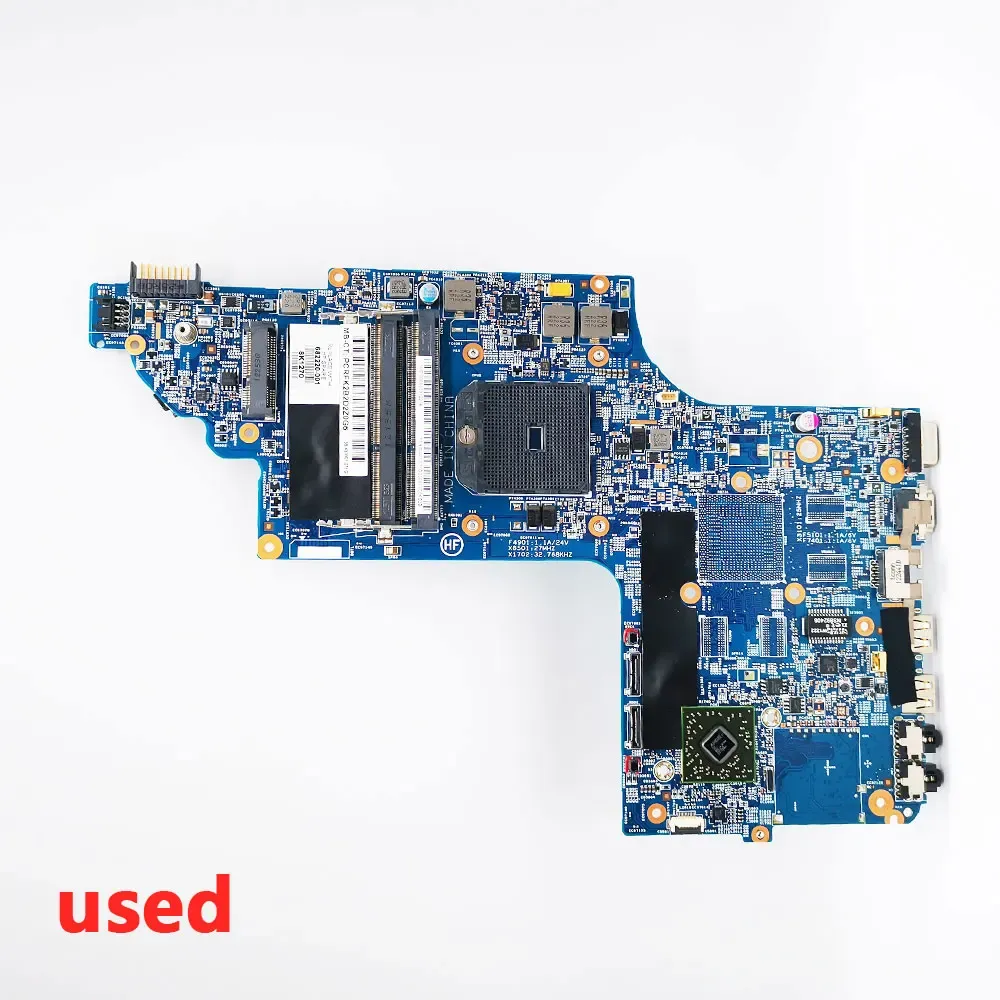 Moderbräda som används för HP Pavilion DV77000 AMD -serie Laptop Moderboard Mainboard 682220001 682220501 55.4XS01.001G