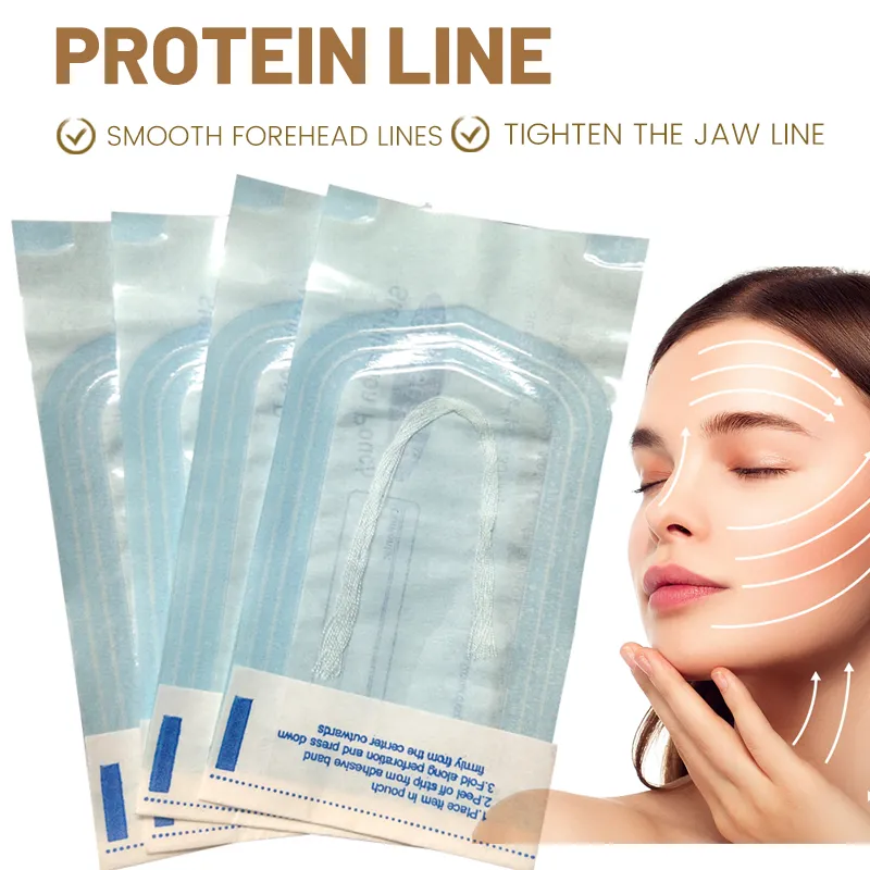 1 bag/bottle /Serum No Needle Gold Protein Line Absorbable Anti-wrinkle Face Filler Lift Firming Collagen Thread Facial Serum