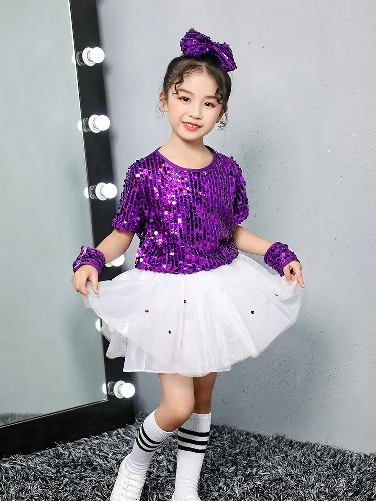 Jazz Dance Costumes for Kids Children's Hip-hop Street Dance