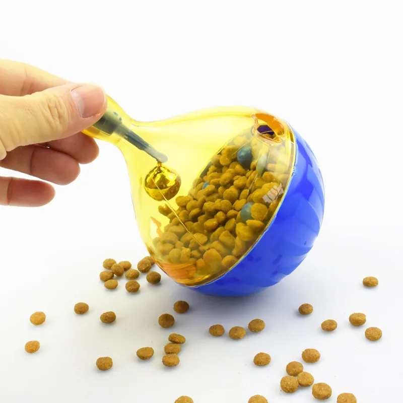 Comida de gato de cachorro interativo Treat Ball Bowl Toy Funny Pet Skodaking Fakage Food Recipiente Puppy Cat Feed Slow Pet Toys Toys