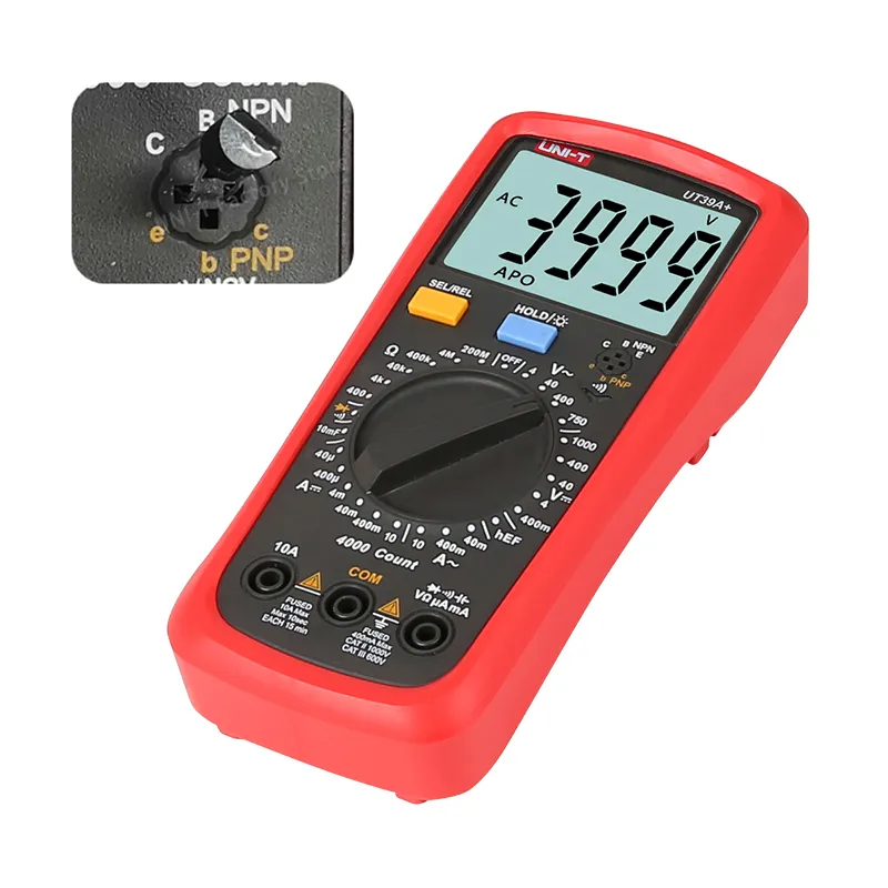 UNI-T UT39A + UT39C + UT39E Plus Multimètre Digital Ammeter Voltmeter AC / DC Tester électricien professionnel actuel Multi Metter