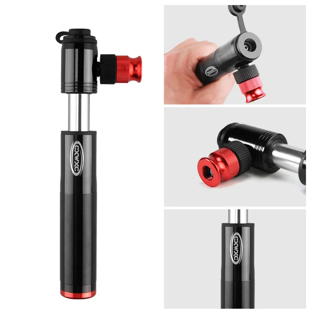 160psi CO2 Inflator Hand Pump Bike Bicycle Mini Portable Schrader Presta Valve Adapter Ball Air Pump Cycling CO2 Inflator BC0477 (3)