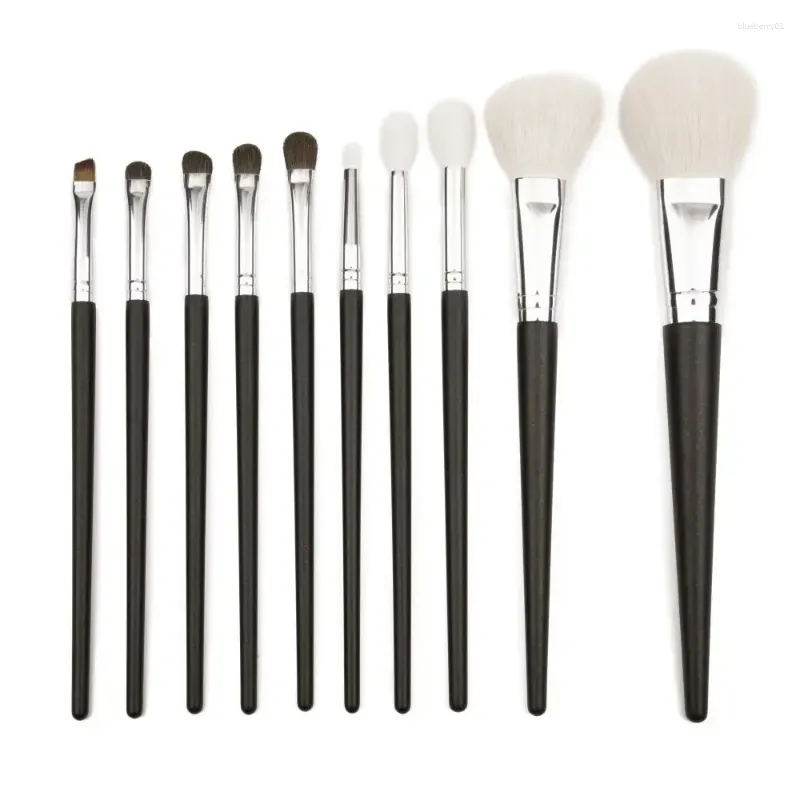 Ben spazzole per trucco ONE ORCHID PRO10 PC PACCHIO PROPRIO DOVOLA DI PROPRIO ECCIUGAZIONE CLESA ASCOLTA DI MESSIONE SBILATO SBILADOW KIT COSMETIC