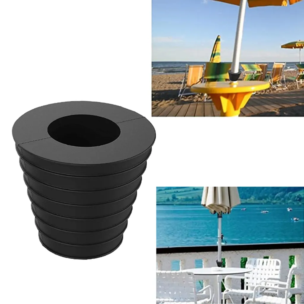 cone wedge for patio umbrella DGQ Umbrella Plug fits umbrella poles up to 1.5" 1.5inch (38mm) Measure for your table Odomy Umbrella Cone Wedge for