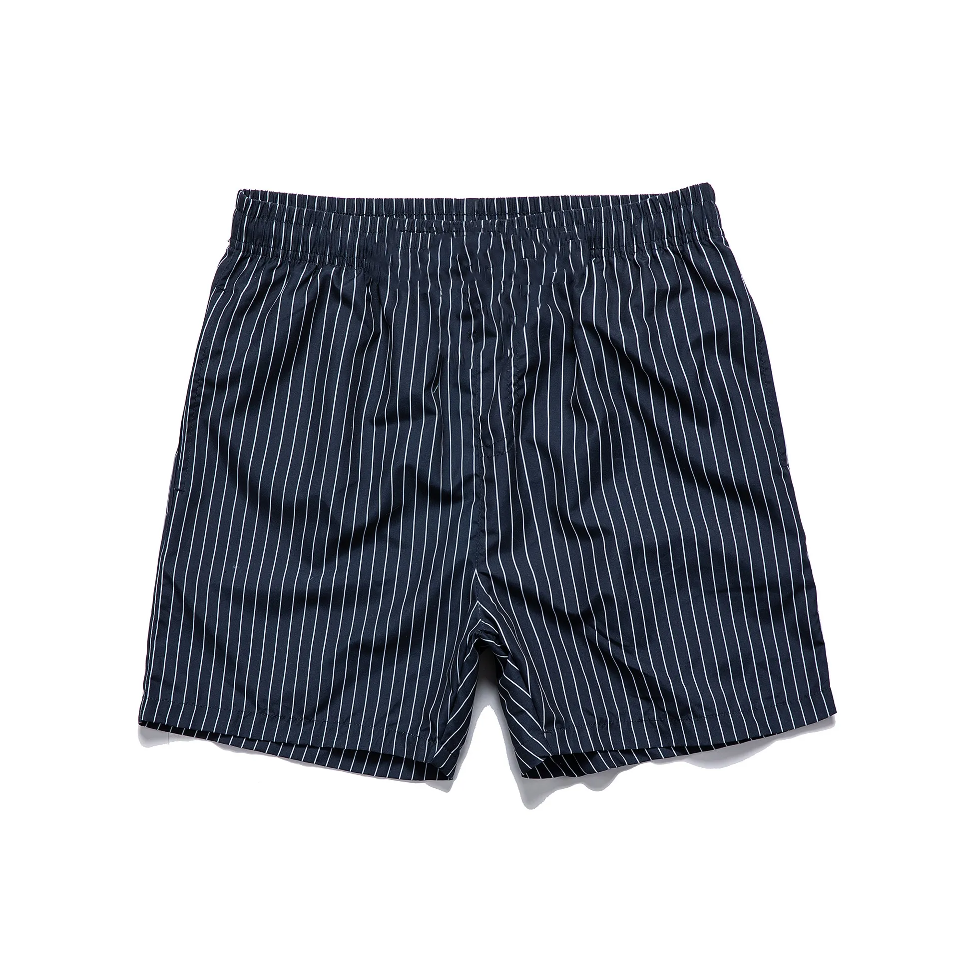 Sommer grenzüberschreitende neue Herren Strandurlaub Freizeithose bedruckt locker gestreifte Fünf-Minuten-Shorts_voghion.com