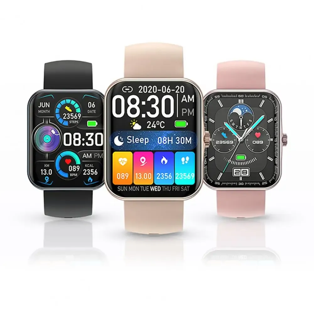 Horloges S80 Pro Men Women Smart Watch Bluetooth noemt smartwatch hartslagmonitor sport fitness armband aangepaste horloge