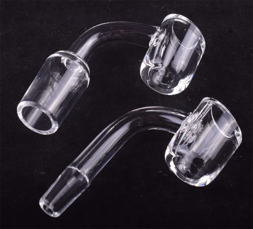 Top quality 4mm Thick club banger domeless quartz banger dab nail 10mm 14mm 18mm male female for oil rigs glass water bongs