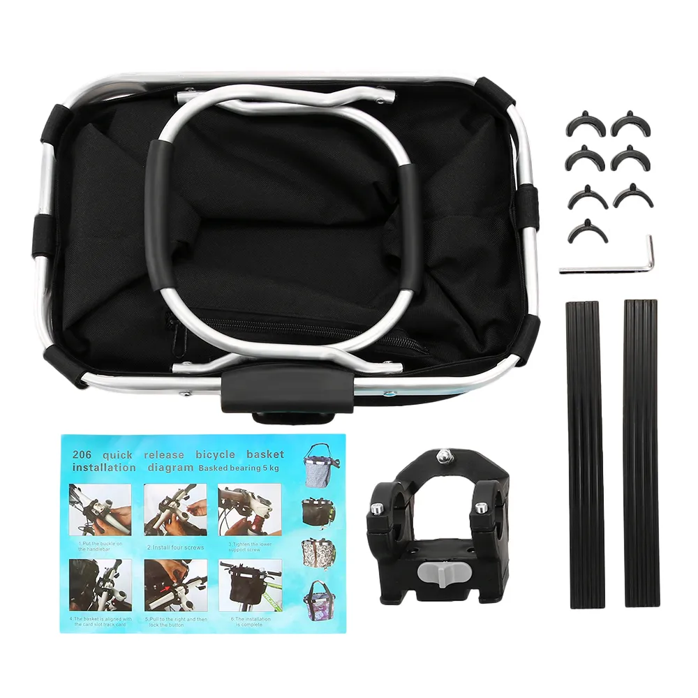 Panier Vélo Avant Enfant/Adulte - Sac Tote Guidon, Transport, Imperméable, Neuf