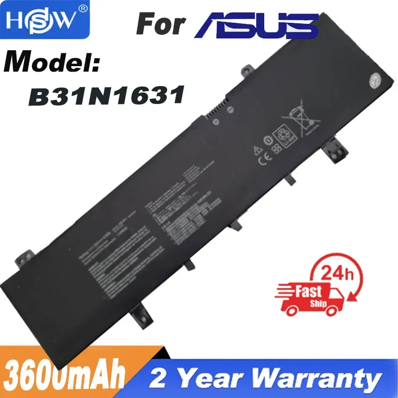 Batterier Nya B31N1631 Laptop -batteri för ASUS VIVOBOOK 15 X505ZA X505BA X505BP F505 F505ZA F505BA X505ZABQ012T X505BA1A 42WH