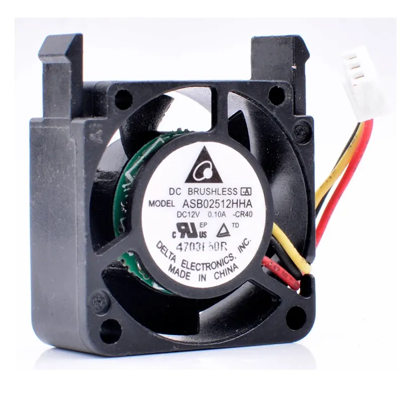 Cooling Brand new original ASB02512HHA 2.5cm 2510 25mm fan DC12V 0.10A 3 line micro device small cooling fan