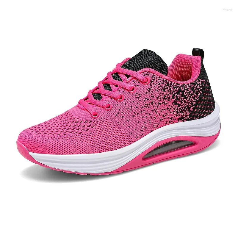 Casual Shoes 2024 Kvinnor Running Mesh Sneakers Lady Breattable Soft Light Gym Female Walking Jogging Basket Femme