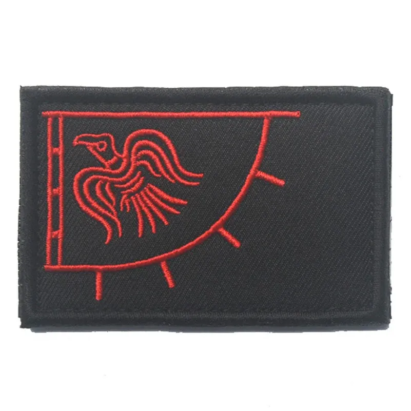 Broderie patch tactical vikings patch valknut badge appliques emblème biker militaire patchs brodés pour les vêtements