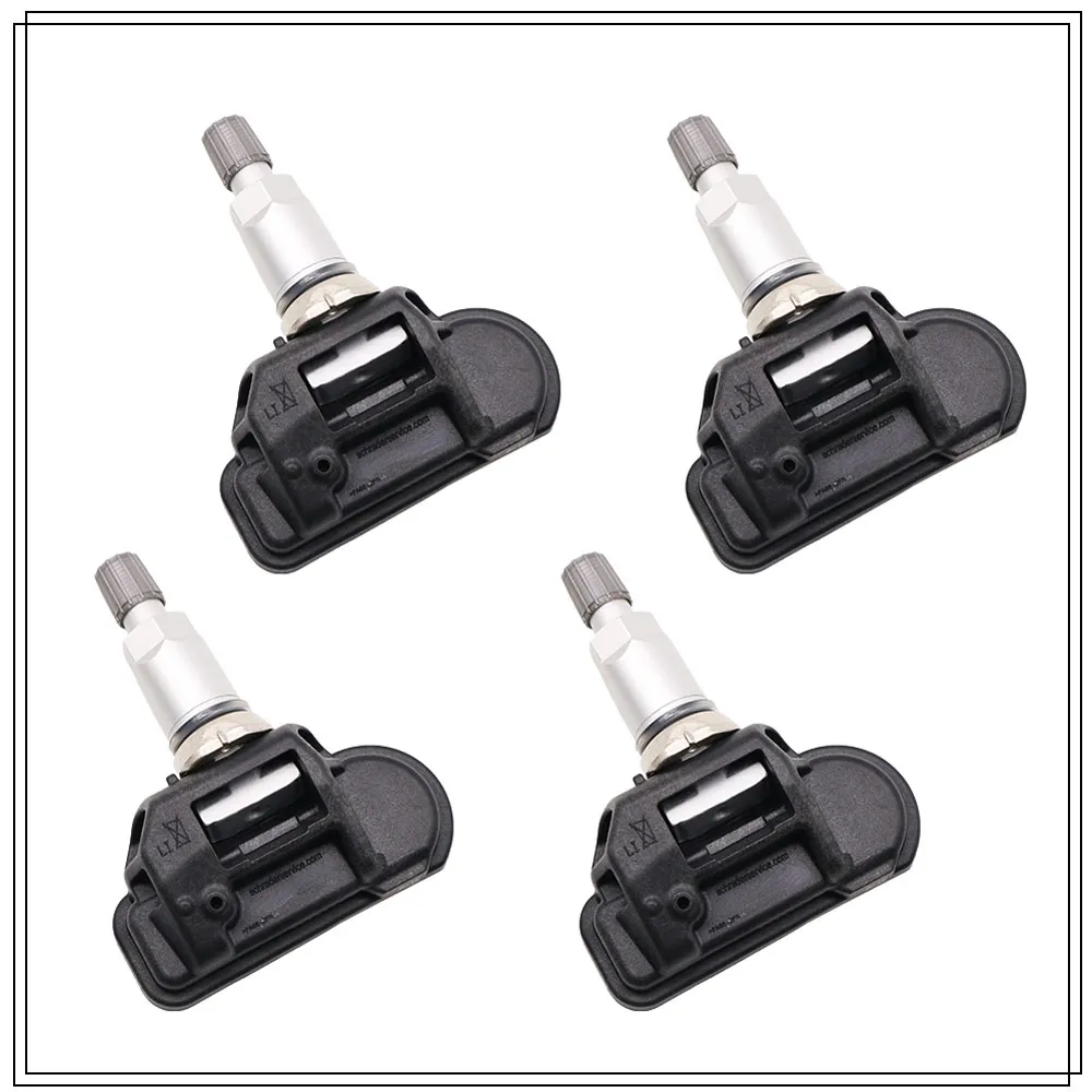 4 PCS Tire Pressure Monitoring Sensors TPMS For Mercedes-Benz C300, CLA250 - A0009050030 (Programming Required)
