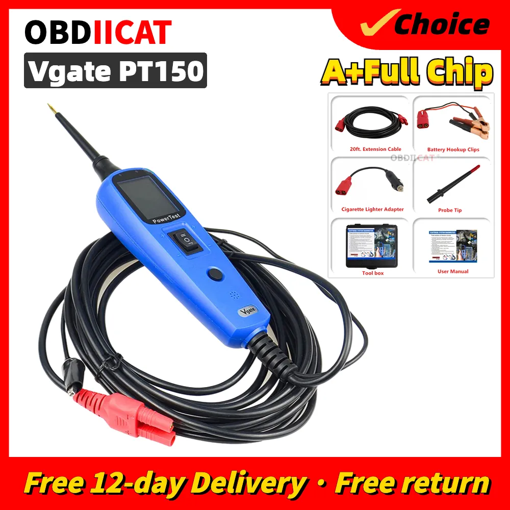 PT 150 AUTEK YD208 Power Probe Kit Electric Circuit Tester Diagnostic Scan  Tool Powerful Than VSP200 Autel PS100 Vgate PT150