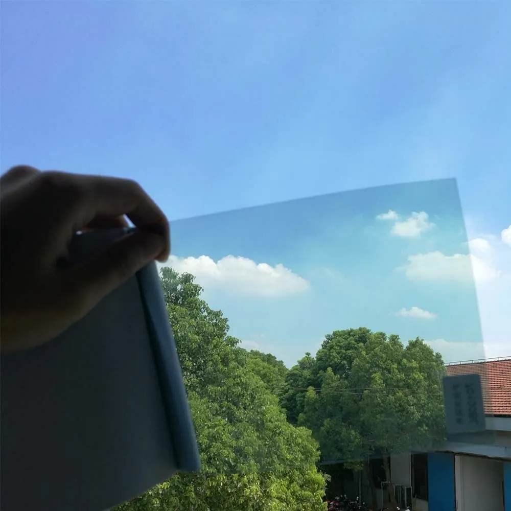 Sunice 4mil/0,1 mm 70%VLT Lichtblauwe autoraam Film Warmte-geïnformeerde film Glass Beschermingssticker CAR SUNSHADE Filmsticker