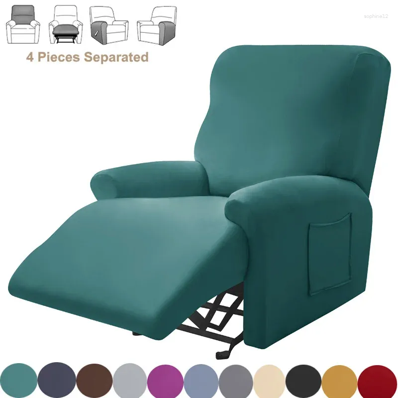 Chair Covers 1 Seater Split Recliner Sofa Lazy Boy Relax Armchair Cover Stretch Single Slipcover Lounge Home Pet Anti-Scratch