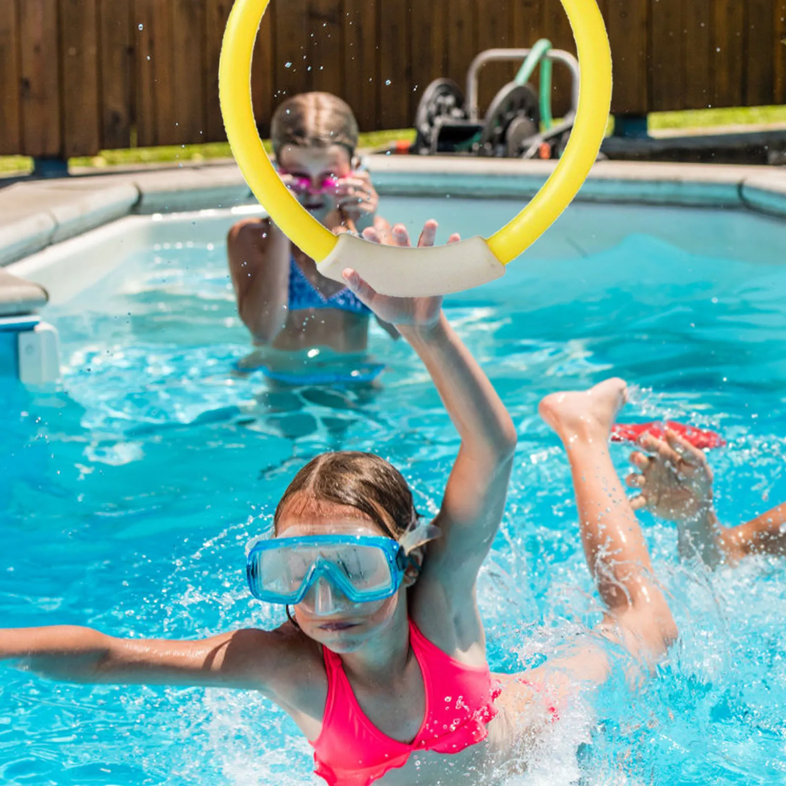 4 pezzi immersioni per la piscina anelli da gioco set per bambini sport sport sport beach giocattolo anelli di nuoto affondando giocattolo giocattolo regalo per bambini