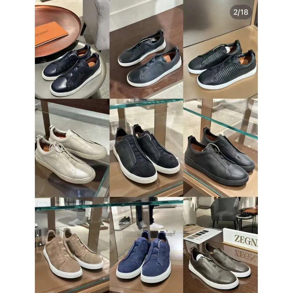 Principais sapatos de vestido de grife masculino zegna sapato triplo s