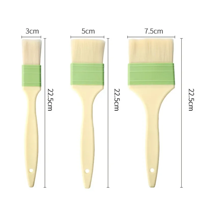 Nouveau 2024 Couleur aléatoire en silicone Bouchée à pâte à pâte Brosses à huile pour gâteau Butter Butter outils de pâtisserie Sécurité BBQ BRABEQUE - POUR -