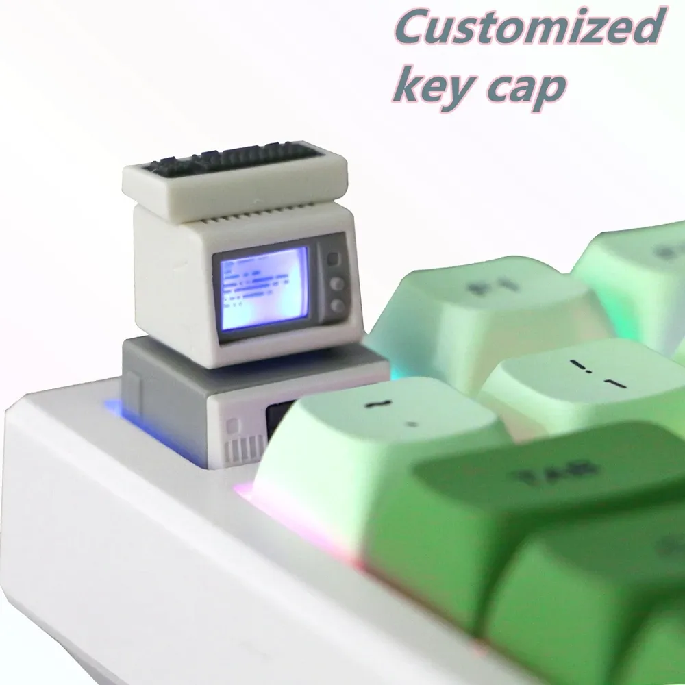 Accessoires Keycaps de clavier IBM personnalisés Keycap rétro personnalisé pour le bouton de capuchon de clé de touche mignon classique mécanique