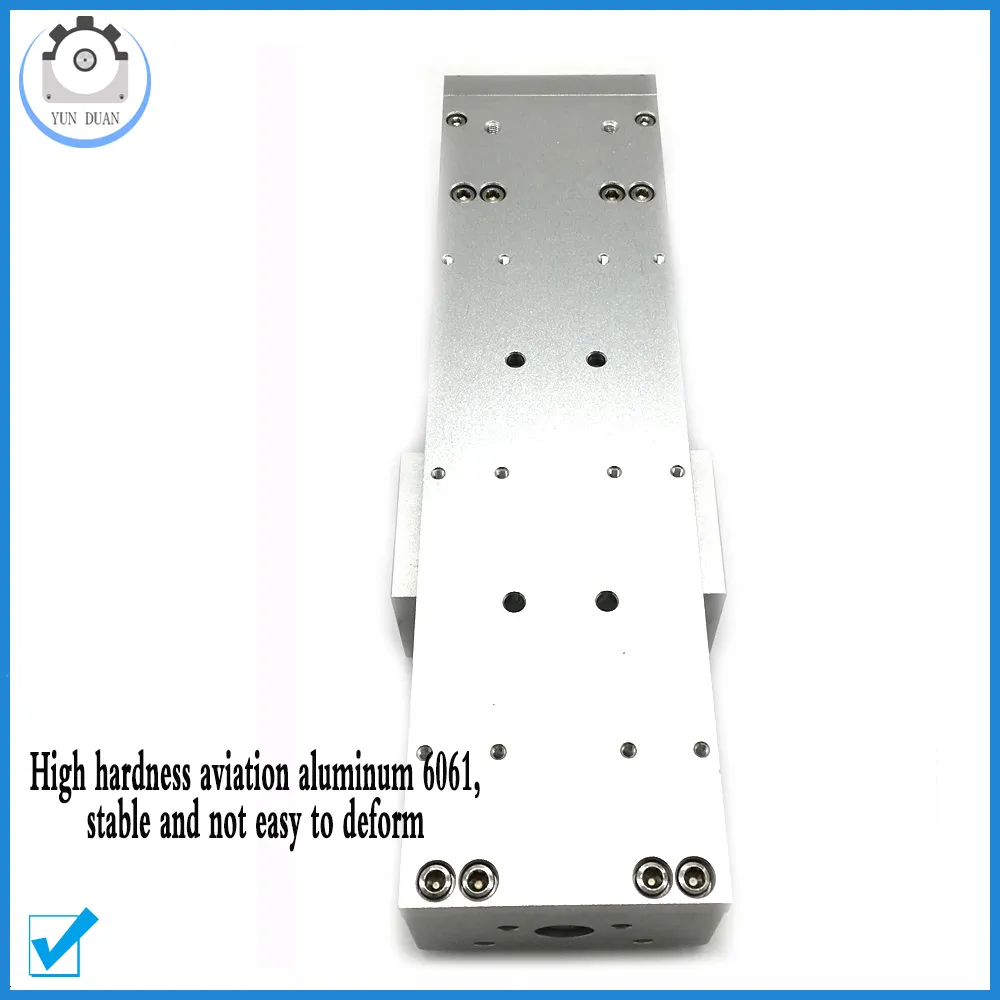 CNC Aluminum Linear Guides Rail Module Sliding Table 100-500 MM Stroke Linear XYZ Axis Slide Linear Bearing Stage 1605 BallScrew