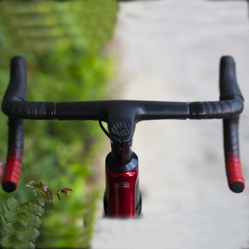 自転車ハンドルバーテープロードバイクグリップ自転車サイクリングアクセサリー通気性のない非滑りハンドルバーベルトラップ