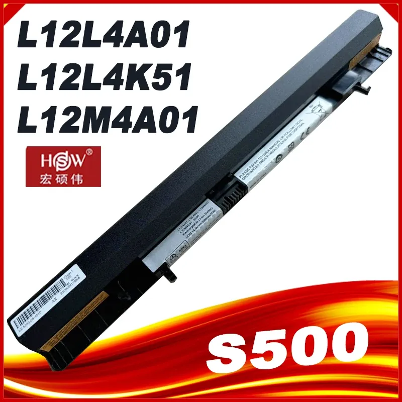 Batterier L12M4F01 Laptop Battery för Lenovo Flex 14 15 14D 15D 14M 15M S500 L12L4A01 L12S4A01 L12L4K51 L12S4F01 L12M4A01