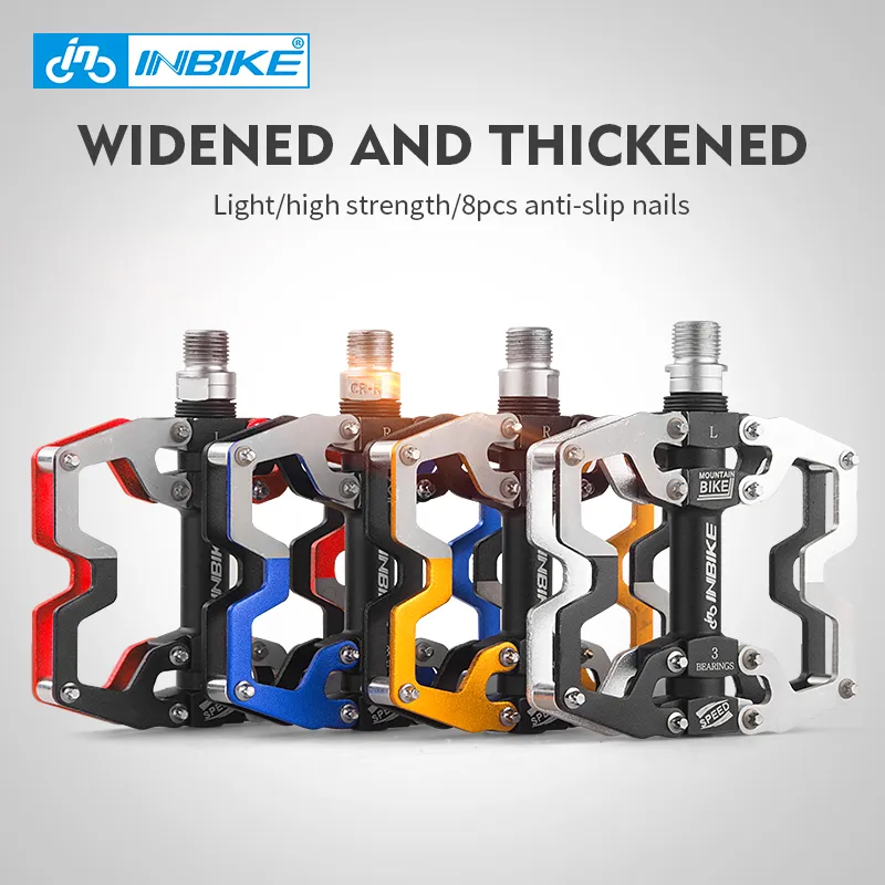 Inbike Ultralight Bicycle Pedal Anti-Slip Ultralight MTB Road Bike Pedal Sealed Bearing Pedals Cykeldelar Tillbehör IP529