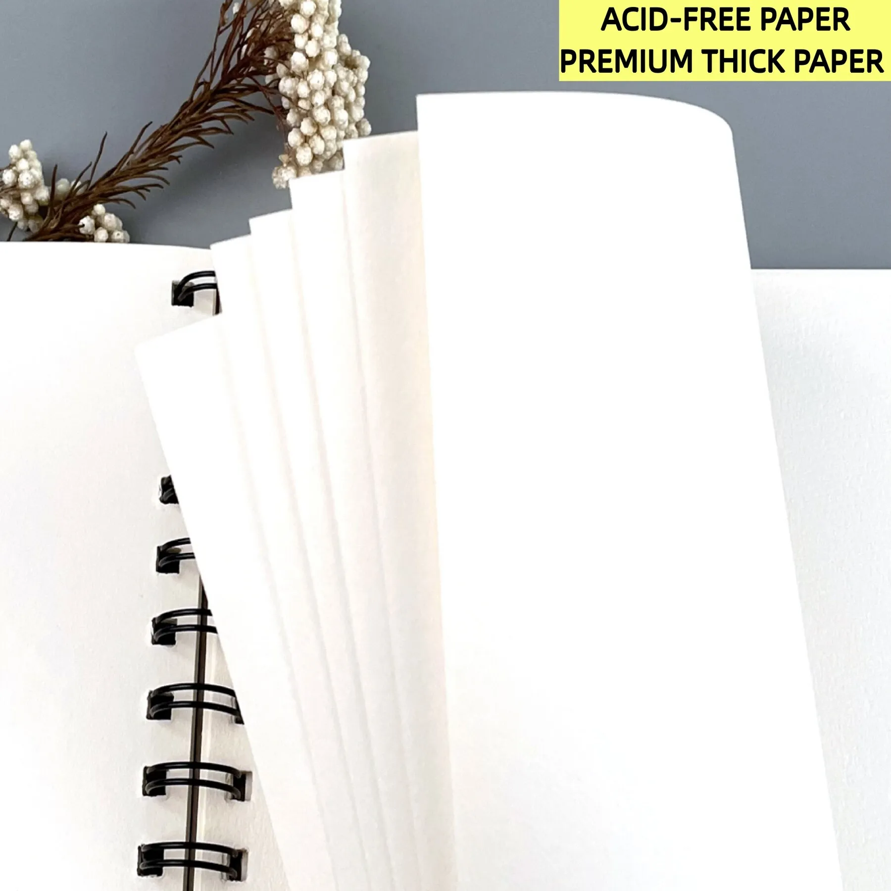 Portable Watercolor Sketchbook - 30 Sheets 300GSM Paper, 180° Lay Flat, 3.1x3.1 Inch For Painting, Sketching & Doodling On The Go - Orange - View #4