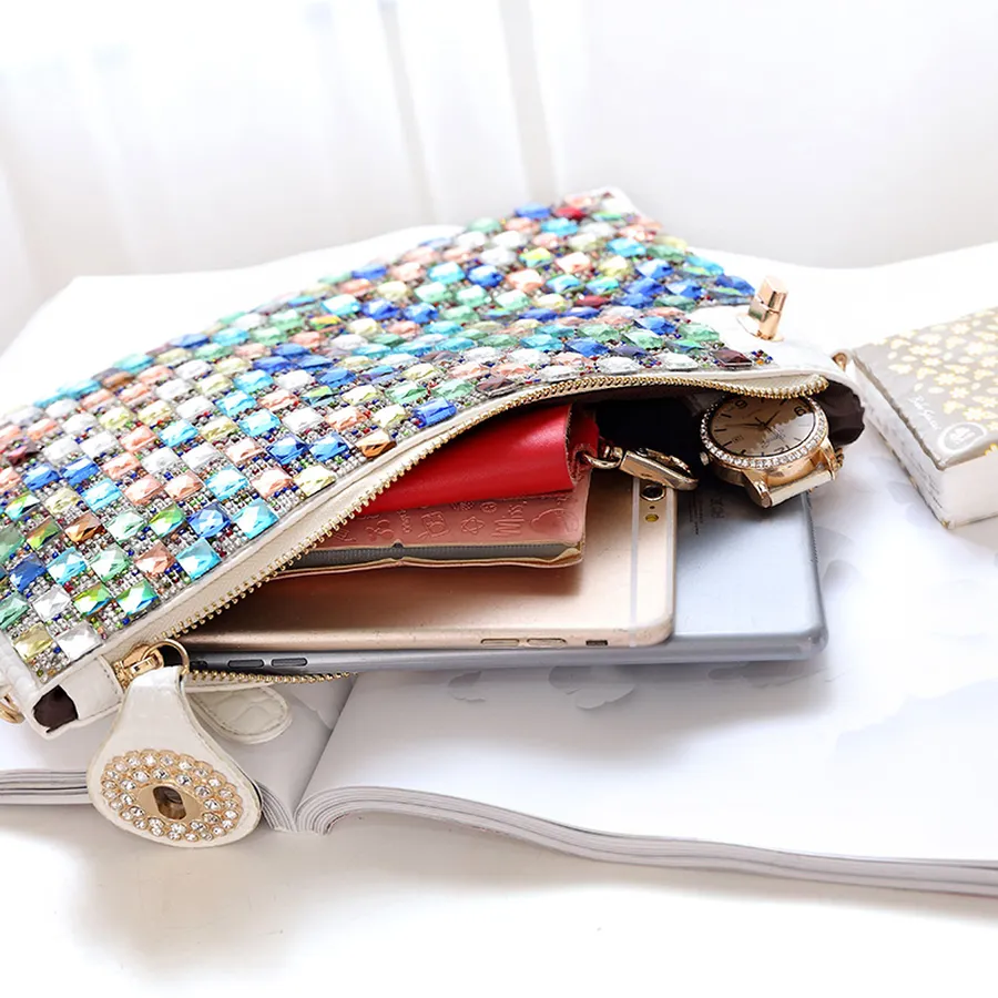 DHgate.com:Womens Jet Set Charm Top Zip Pochette: Leather